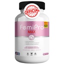 FemiPro MAX ženska podpora urin, 60 Kapsule, Dodatna moč Bladder nadzor z brusnice, Hibiscus, Dandelion, Vegan, Gluten prost (1)