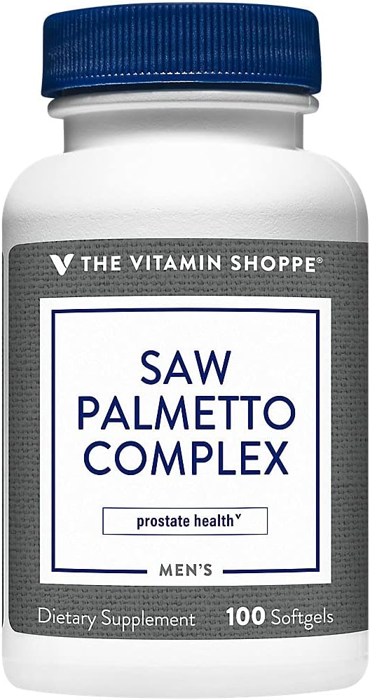 Saw Palmetto Complex 160mg - Dopolnilo za zdravje prostate, enostavno pogoltniti softgels (100 softgels) s strani The Vitamin Shoppe
