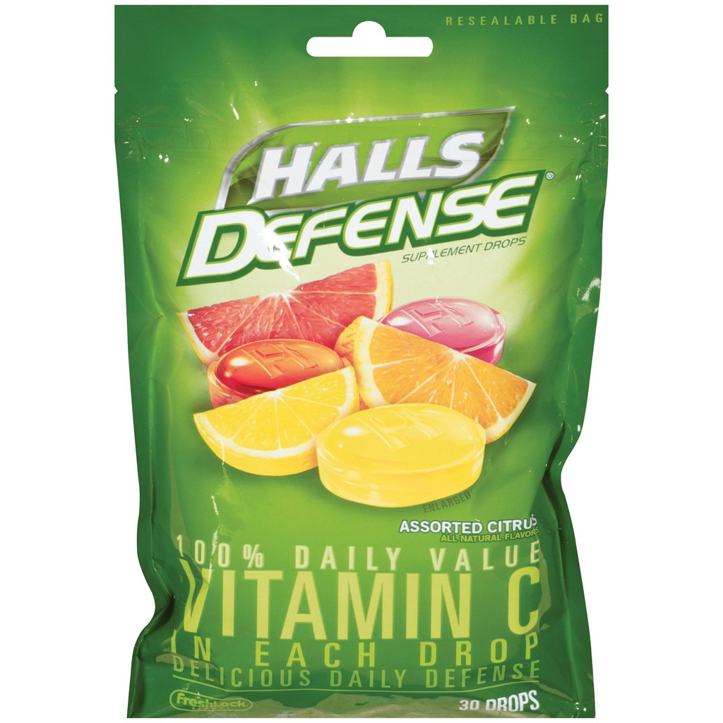 Obrambne dvorane Vitamin C, 30-številčno (paket 6)