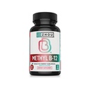 Zhou Metil B12 - Metil B-12 dodatek za ženske in moške, vitamin B12 5000 μg, Vegan prijazno, celično energijo in živčno funkcijo podpora, Metilcobalamin - 60 Micro Lozenges