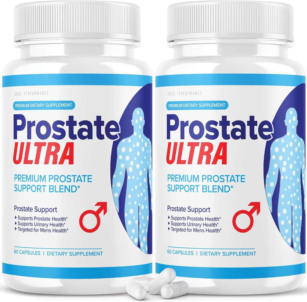 (2 paketa) Prostata Ultra dodatki za moške Prostata Health Formula (120 kapsul)