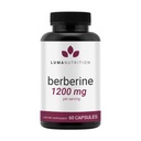 Luma Nutrition Berberine Supplement - Berberine HCL 1200mg na postrežbo - Vegan, brez glutena, brez GMO - 60 kapsul