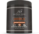 Alergija ščit Imunska podpora za pse, ki jih Alpha Dog Nutrition - 7 Prehranske gobe Powder Complex + Vitamin C za povečanje imunitete - Do 60 Serving za majhne plemenske pse, 54g