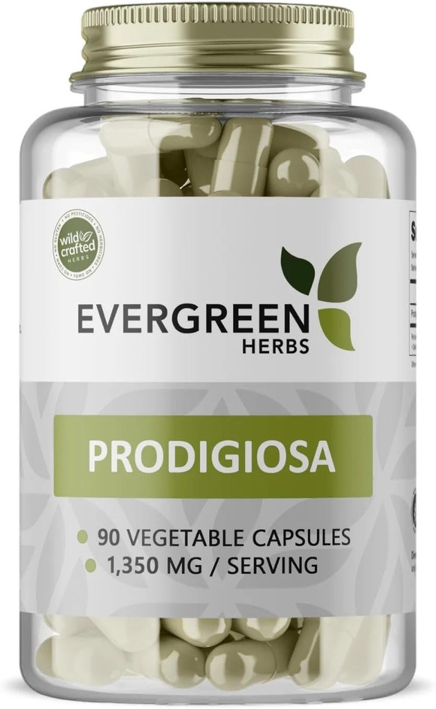 Evergreen Herbs Prodigiosa (Capsules) - Tamper dokaz pečat zagotoviti svežino.