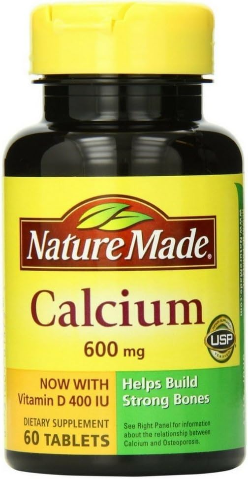 Naravni kalcij z vitaminom D3 600mg, 60 tablet