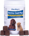 Revival Animal Health Doc Roy's Derma Coat Plus Skin & Coat dodatek za srednje/velike pse - 60 ct Chews