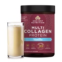 Ancient Nutrition Kolagen Peptides Powder, Multi Collagen Beljakovine, Ženske in Moški, Vitamin C, Probiotiki, Hidrolizirano Kolagen, Podpira kožo, Joints, Gut Health, Vanilla, 45 Servings