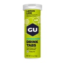 GU energijska hidracija Elektrolitske tablete, Izboljšana vzdržljivost Športni napitek za tek, Kolesarjenje, Triatlon, 4-Count (48 strežnice), limonina limona