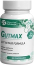Gutmax Gut Popravila Formula z Lactoferrin in butirat, Enterične kapsule, Brez polnil ali Flow agenti, 60 Število