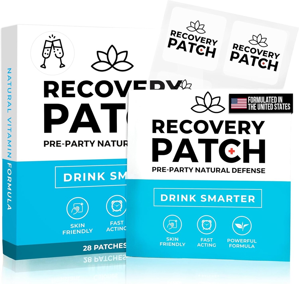 Recovery Patches 84 Pack (Three 28 Packs) - Wake Up Refreshed & Energized with Our 100% Natural Ingredients Patch - Individually Wrapped, Skin-Friendly & Waterproof - Enhanced Formula