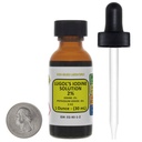 Lugolov jod / 2% raztopina / 1 Oz v steklenički iz amber stekla/prosti kapalko