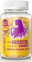 Inozitol Gumies z Myo-Inositol & D-Chiro Inositol,Vitamin D3,magnezijev glicinat in cink - Idealno razmerje 40:1 - 30 Day Supply-96