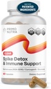 Spike Detox dodatek z Branded Nattokinase (NSK-SD), Bromelain, Branded Curcumin 500mg (Curcugen), in Molekularni vodik - Močne tuje beljakovine čiščenje