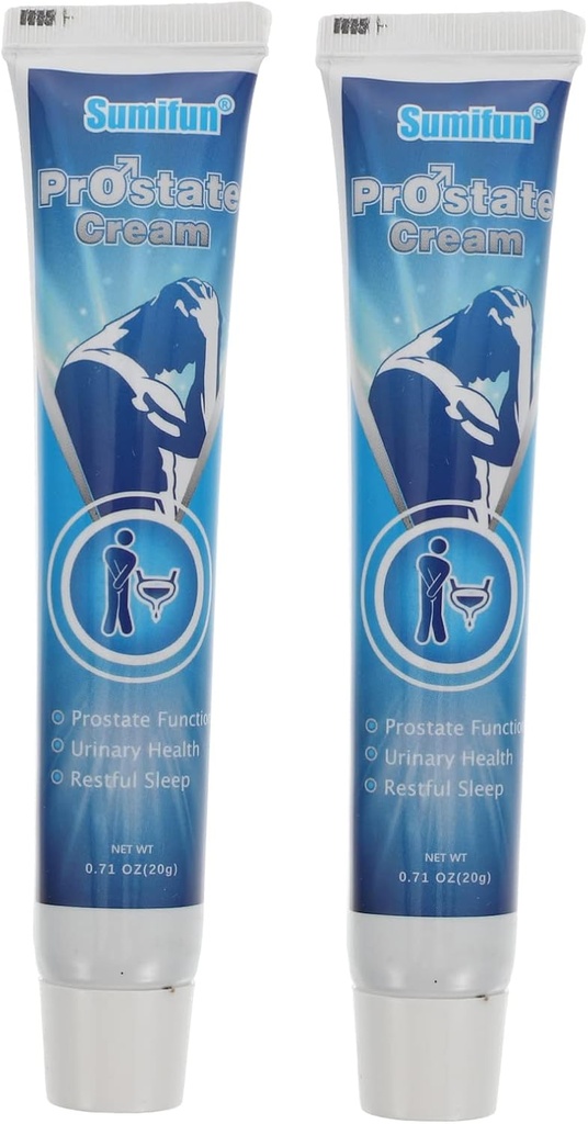 Healifty 2pcs Prostate Cream moški Prostate Health Supplement urin odstranjevanje kreme urgenca simptomi odstranjevanje bele