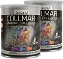 Drasanvi 2 Pack Collmar hidroliziran morski kolagen z magnezijem v prahu 300g Vanilla Flavor - španski dodatki za zdravo kožo kartilaže in kosti - pomaga zmanjšati utrujenost in utrujenost