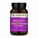 Dr. Mercola Quercetin & Pterostilbene Advanced - podpira zdravje dihal in imunskega sistema - 500 mg Quercetin - Formula visoke biorazpoložljivosti - brez glutena in soje - 60 kapsul (30 strežnikov)