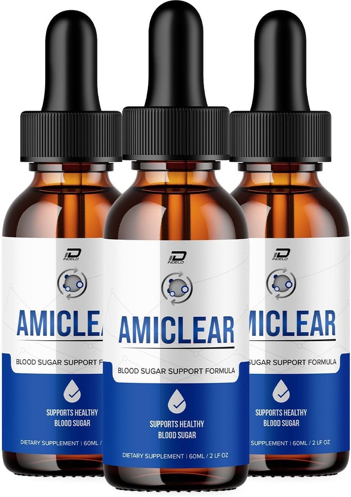 Amiclear kapljice Zdrava Formula - prehranska dopolnila kapljice - ekstra moč Amiclear tekoče kapljice, grozdno seme, Amiclear kapljice Pregledi (3 Pack - 180 ML)