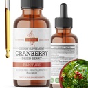 Brusnični tinktura - Organski izvleček brusnice tekoči, alkohol - Brezalkoholni zeliščni dodatek - Made in ZDA