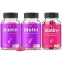 NutraChamps Popolna Biotin paket za lase, kožo in nohte. 2 pakiranji Biotin in Biotin+