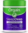 Orgain SleepDeep, Melatonin Podpora za pomoč pri spanju dodatek z magnezijem, GABA, L-Theanine, L-Tryptofan, Kamilica, Lemon Balm & Valerian Koren, Gluten Free, Zdravnik Formulated - 60 Count, 30 Day Supply