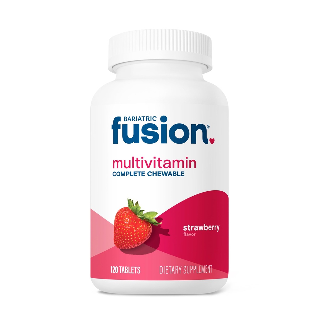 Bariatrični fuzijski bariatrični multivitaminski z železom popolno žvečljivo 