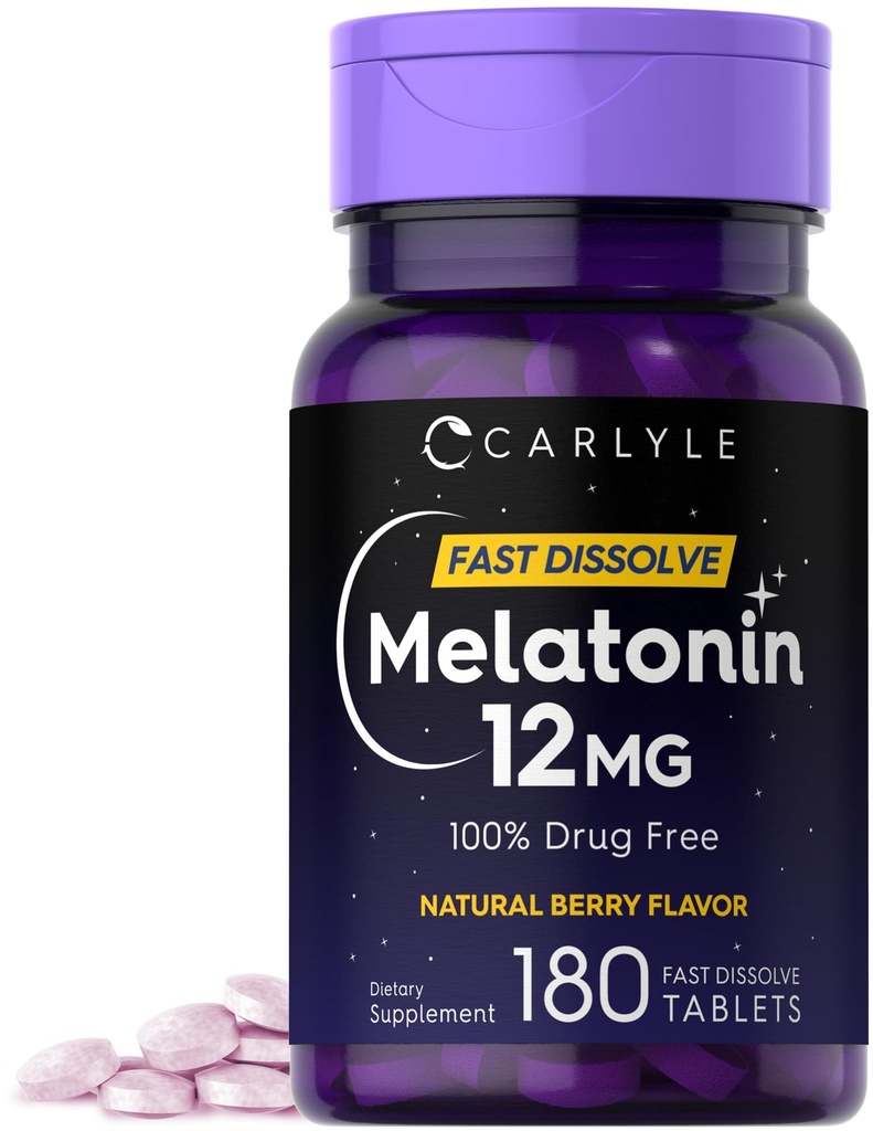 Carlyle Melatonin 12 mg hitro raztopi 180 tablet 
