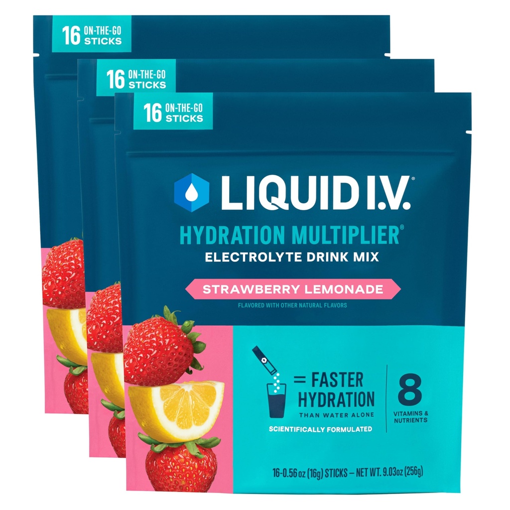 Tekoči I.V.® Hidracijski množilec - Jagodna limonada 