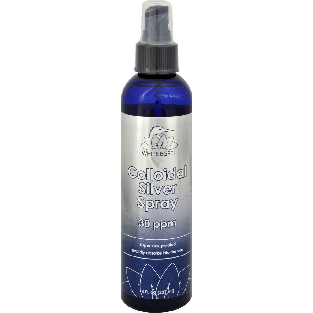 Bela Egret nega kože koloidno srebro Spray, 8 Ounce