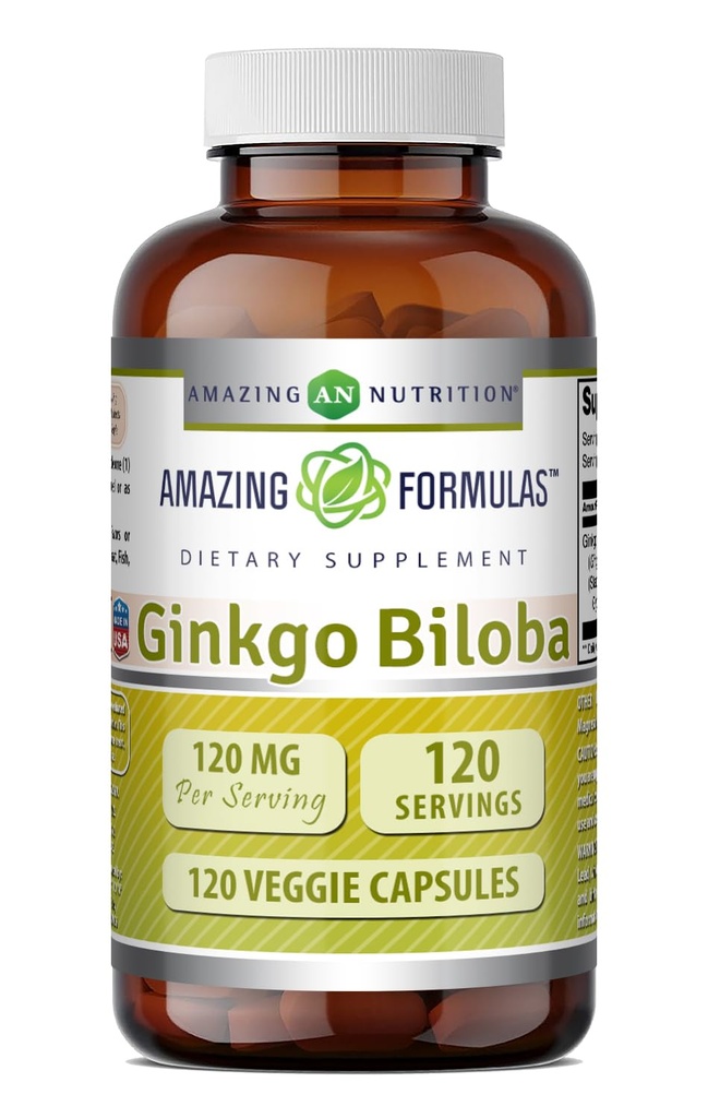 Neverjetne formule Ginkgo Biloba 120 Mg Dopolnilo 120 Kapsule 