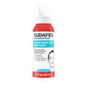 Sudafed ne-srednje Saline Nasal Mist z Aloe, Sinus Saline Nose Spray za vse starosti Hitro Flushes & Vlaži nosnih prehodov, Uporaba Nasal Mist kot pogosto, kot je potrebno, brez drog, 3 fl. oz