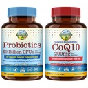 Teranike Probiotiki & CoQ10 Bunde, Health & Digestion, 60 milijard probiotiki, Bioaktivni koencim Q10 200mg, ekstra deviško oljčno olje, svežnje in shranjevanje