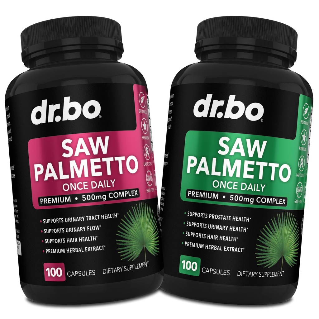 Saw Palmetto za ženske izpadanje las za ženske & moške - DHT bloker za moške rast las Plus Bladder dodatki - Pure Saw Palmetto Prostate Health Supplement Kapsulas Podpora Urinacijske tablete