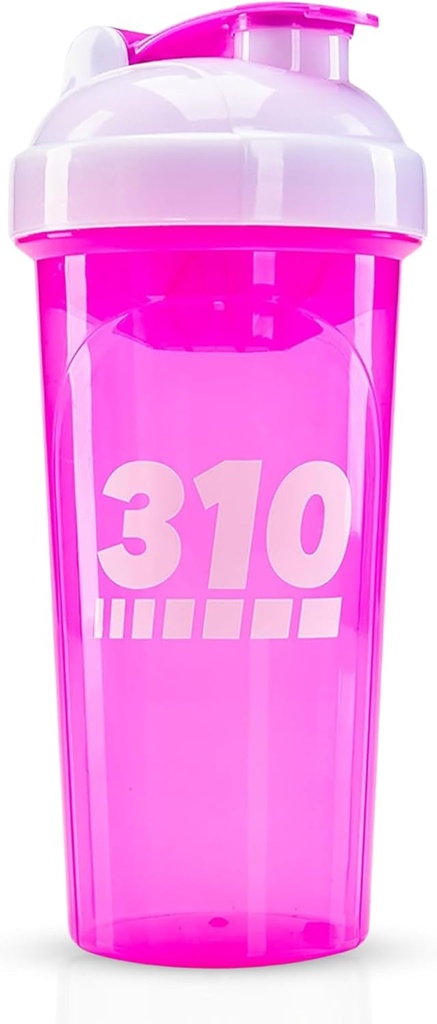 310 Nutrition Beljakovine Shaker steklenica - Trajni Blender steklenica Shaker za obrok nadomestek beljakovin v prahu, limonada Mix, in pred vadbo - BPA-free & Dishwaster Safe Mixer Cup - Pink