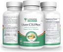 Logos Nutritionals-Liver CS Plus-60 Močna jetrna detoks Formula Veggie Caps-povečuje glutation in znižuje oksidativni stres.