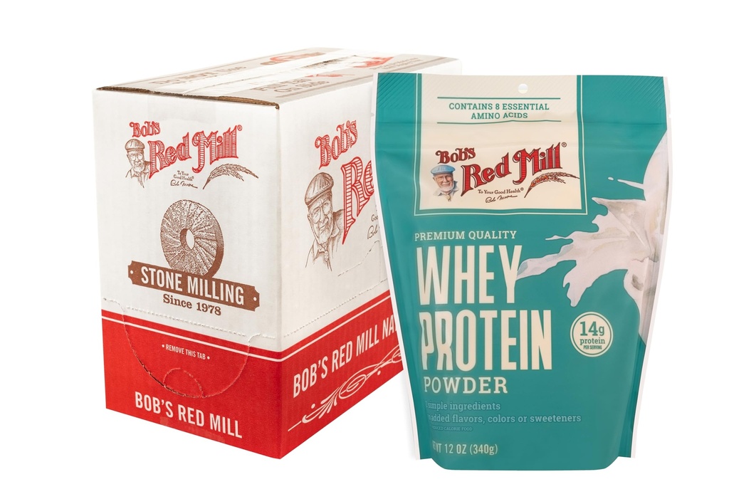 Bobov koncentrat sirotkinih beljakovin Red Mill, 12oz (paket 4) - Keto prijazno, Košir