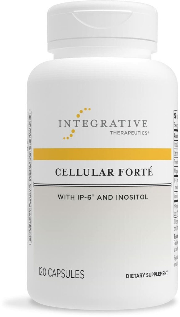 Integrativna terapevtska zdravila Celularna utrdba - Inozitol dodatek za imunski sistem in zdravstveno podporo celic* - vsebuje IP-6 - Vegan, Gluten-free & Dairy-free - 120 kapsul (60 obrokov)