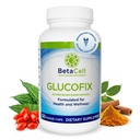 Glucofix - Berberine dodatek - Zeliščni dodatek s cimetom, Gymnema, Berberine, Bitter Melon, in kurkuma - 120 kapsul