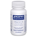 Čiste enkapsulacije Vitamin A + karotenoidi (Lutein, Zeaksantin in astaksantin) 