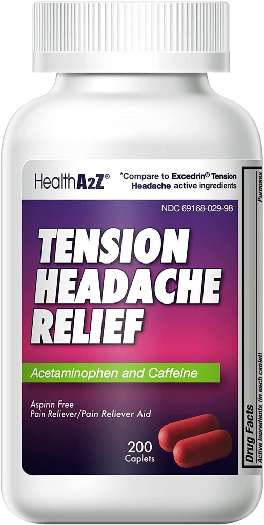 HealthA2Z® Napetost glavobol Relief 