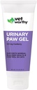 Vet Worthy urinarne Paw Gel za mačke - Mačji dodatek za podporo Zdravje sečilnega trakta in mehurja - Mačje dopolnilo z brusničnim ekstraktom, L-lizin in vitamin C - Losos Flavor, 3oz