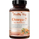Čista Omega 7 Maščobne kisline 200 Kapsula 900mg Naravno Sea Buckthorn Oil, NON-GMO ZDA