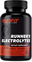 Elektroliti Runner's - Stop Cramps Now - Pospešuje vzdržljivost in ustavi mišično utrujenost - Sol Elektrolitske tablete - poveča hidracijo - Relevanti Točno elektroliti izgubili med vožnjo - 100 kapsul
