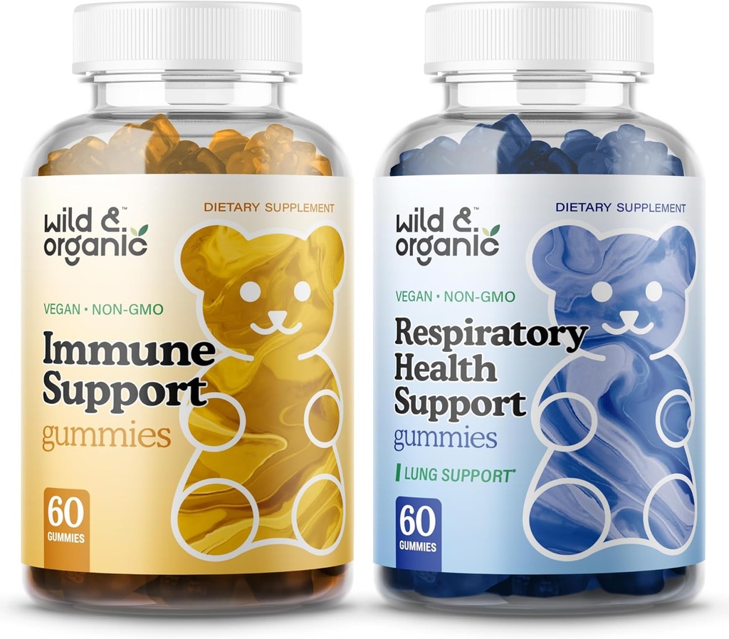 Wild & Organic Imune Support Gumies & Lung Detox Gumies