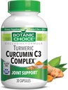 Botanična izbira Curcumin C3 Complex z Bioperine - Adult Daily Supplement - 30 tablet