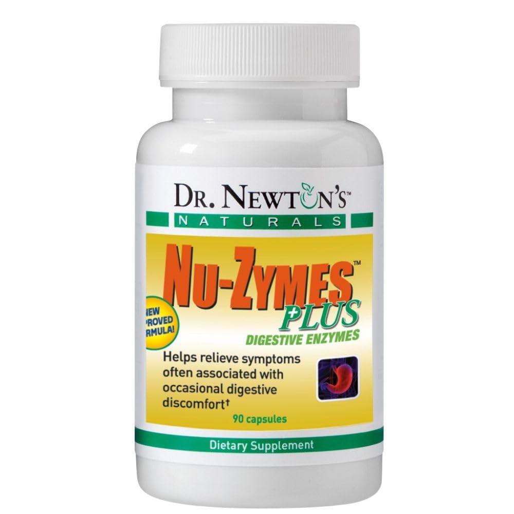 Naravne snovi Dr. Newtona Nu-Zymes Plus prebavne encime 90 vegetarijanske kapsule