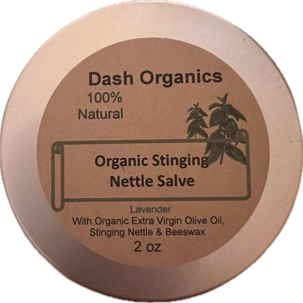 Ekološko zdravljenje Stinging Nettle Salve z sivkasto eterično olje 