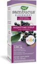 Naravoslovna pot Sambucus Elderberry Nočni sirup za otroke z melatoninom, Imunska podpora*, 4 Fl Oz