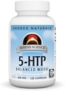 Vir Naturals Serene Science 5-HTP, Uravnoteženi razpoloženj*, prehranska dopolnila, ki niso GMO, 200 mg - 120 kapsul