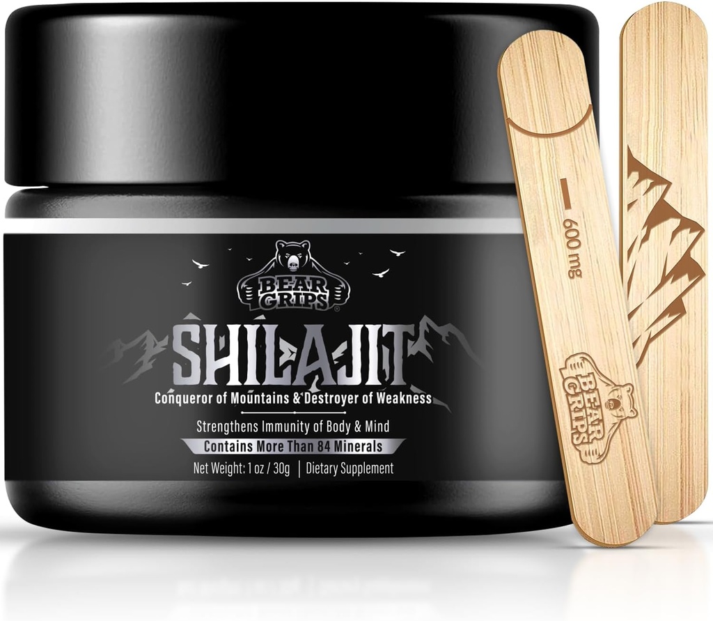 Shilajit Pure Himalajan Organic - Pure Himalajan Shilajit Supplement - Original Shilajit za moške Pure Shilajit Resin z 85+ Trace minerali in fulvična kislina, Podpora Presnova in imunski sistem - 30g