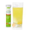 Igennus Super B-kompleks metiliran tekoči B-vitamin šumeče dopolnilo, hitro ukrepanje energijski napitek, kofein in sladkor brez, pomarančni arom, Vegan, 20 tablet